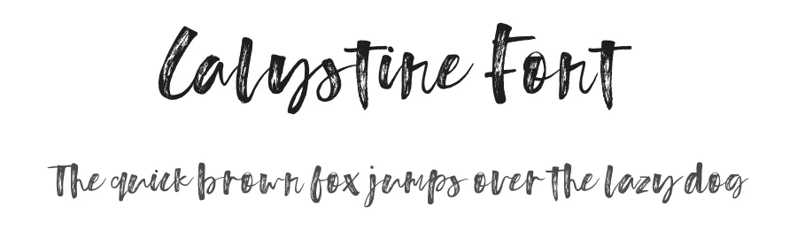 Calystine Font by metafontsy — Script Handwritten Font