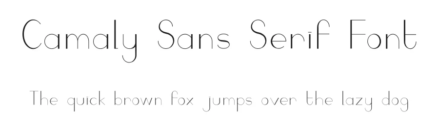 Camaly Sans Serif Font by White Supply — Sans Serif Font