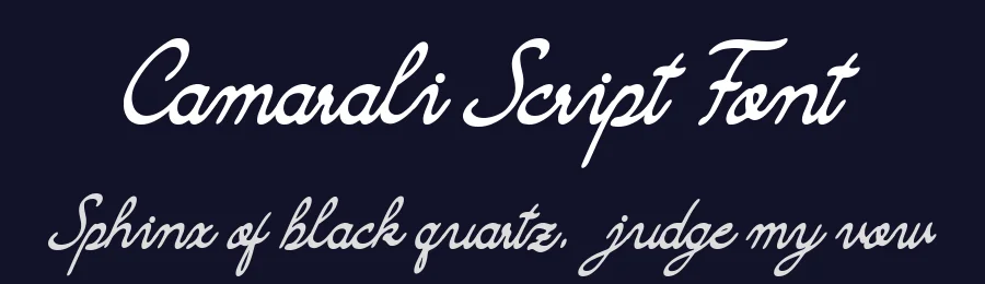 Camarali Script Font by hishand studio — Script Handwritten Font — thumbnail 2
