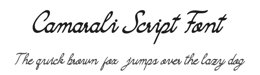 Camarali Script Font by hishand studio — Script Handwritten Font