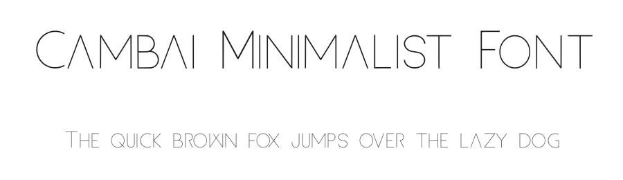 Cambai Minimalist Font by Hasana Studio — Sans Serif Font
