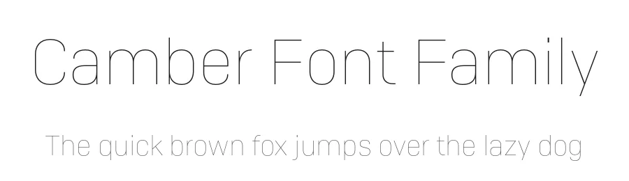 Camber Font Family by Emtype Foundry — Sans Serif Font