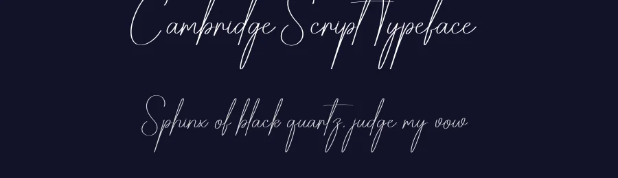 Cambridge Script Typeface by creativeletter — Script Handwritten Font — thumbnail 2