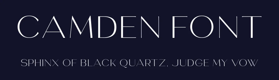 Camden Font by Fikryal Studio — Sans Serif Font — thumbnail 2