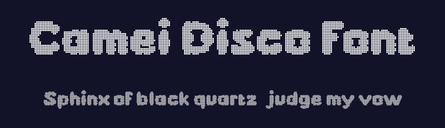 Camei Disco Font by craftsupplyco — Display Font — thumbnail 2