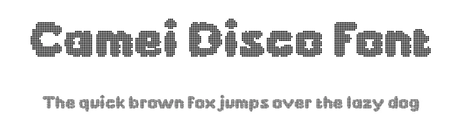Camei Disco Font by craftsupplyco — Display Font