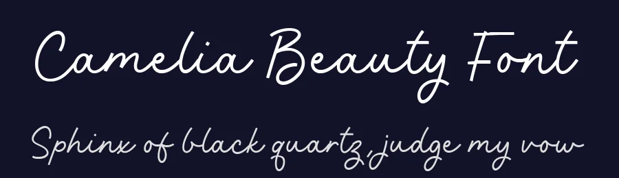 Camelia Beauty Font by Timur type — Script Handwritten Font — thumbnail 2
