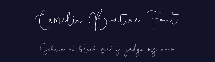 Camelia Boutiue Font by balpirick — Script Handwritten Font — thumbnail 2