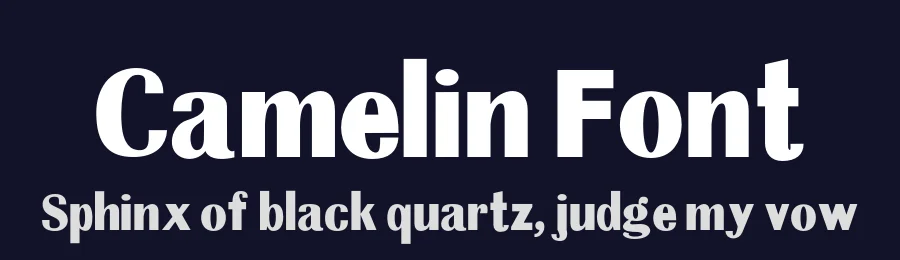 Camelin Font by Gian Studio — Sans Serif Font — thumbnail 2