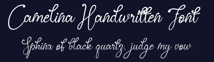 Camelina Handwritten Font by andikastudio — Script Handwritten Font — thumbnail 2