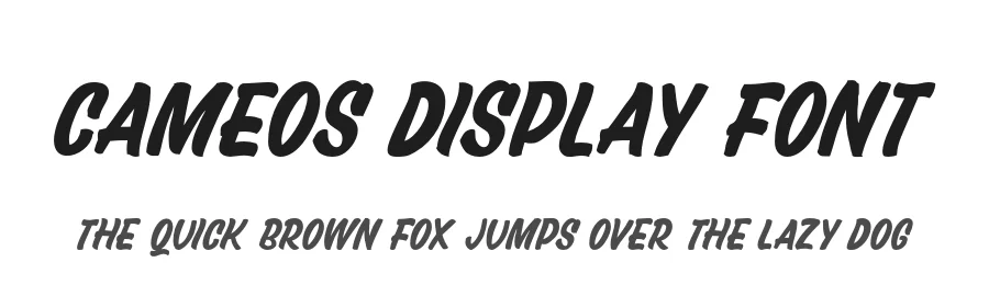 Cameos Display Font by Goodwheel Studio — Display Font