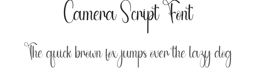 Camera Script Font by andikastudio — Script Handwritten Font