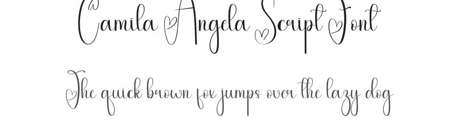 Camila Angela Script Font by andikastudio — Script Handwritten Font