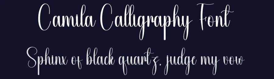 Camila Calligraphy Font by andikastudio — Script Handwritten Font — thumbnail 2