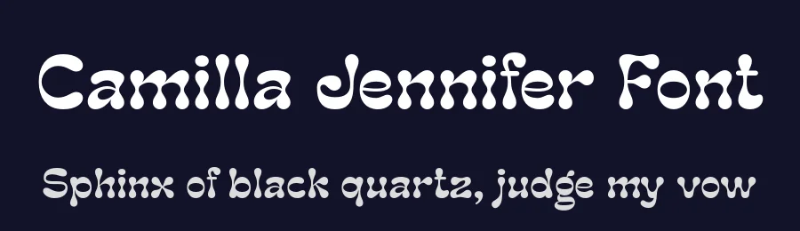 Camilla Jennifer Font by grezlinestudio — Decorative Font — thumbnail 2