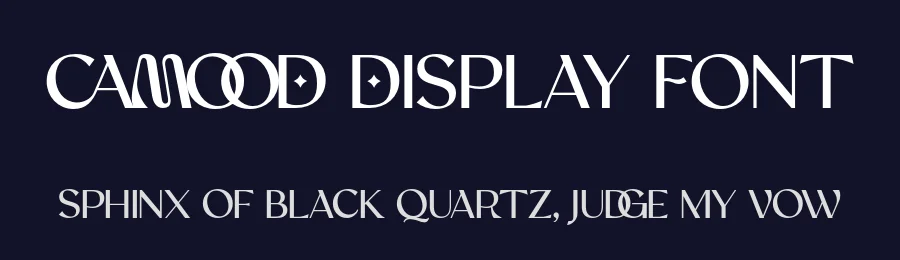 Camood Display Font by fontcade — Decorative Font — thumbnail 2