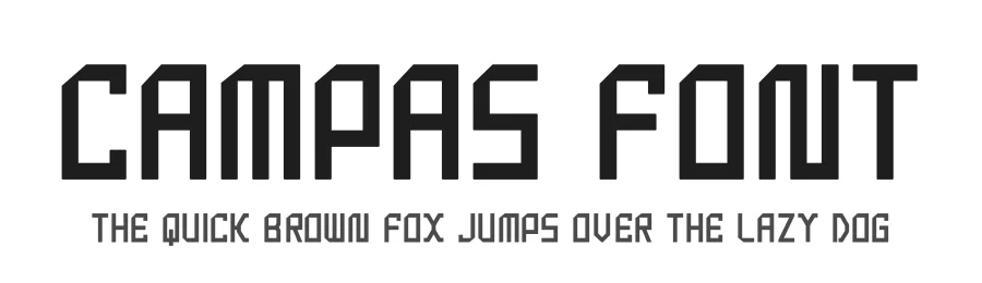 Campas Font by hayoyuka8 — Display Font