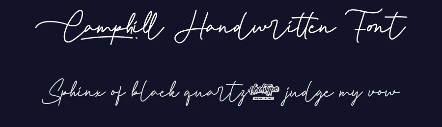 Camphill Handwritten Font by noahtype — Script Handwritten Font — thumbnail 2