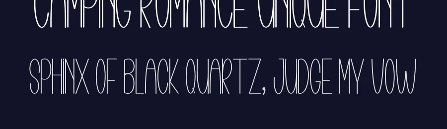 Camping Romance Unique Font by inermediaSTUDIO — Display Font — thumbnail 2