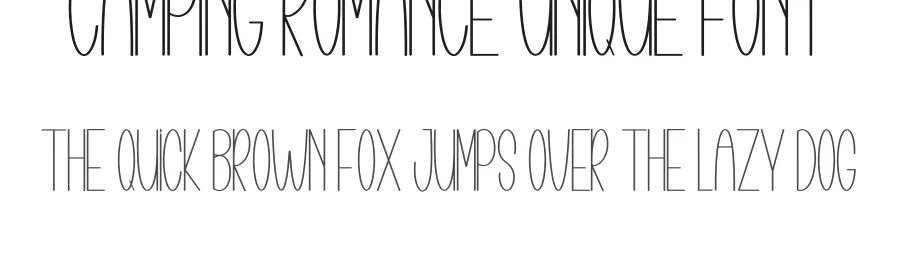 Camping Romance Unique Font by inermediaSTUDIO — Display Font
