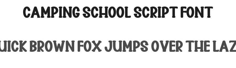Camping School Script Font by inermediaSTUDIO — Display Font