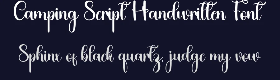Camping Script Handwritten Font by inermediaSTUDIO — Script Handwritten Font — thumbnail 2