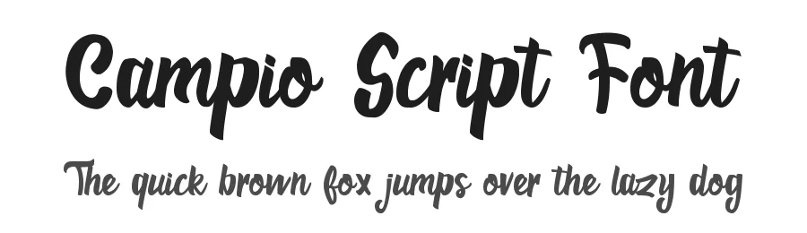 Campio Script Font by 178-MC — Script Handwritten Font