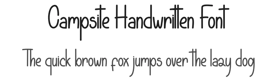 Campsite Handwritten Font by andikastudio — Display Font