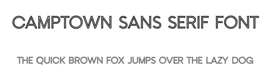 Camptown Sans Serif Font by GraphicSauce — Serif Font