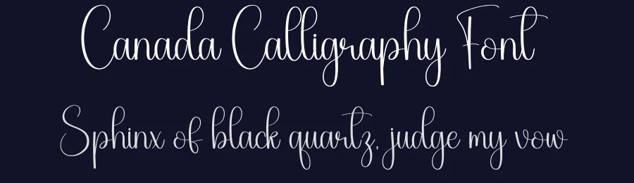 Canada Calligraphy Font by creativeletter — Script Handwritten Font — thumbnail 2