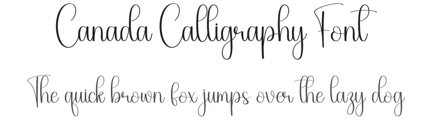 Canada Calligraphy Font by creativeletter — Script Handwritten Font