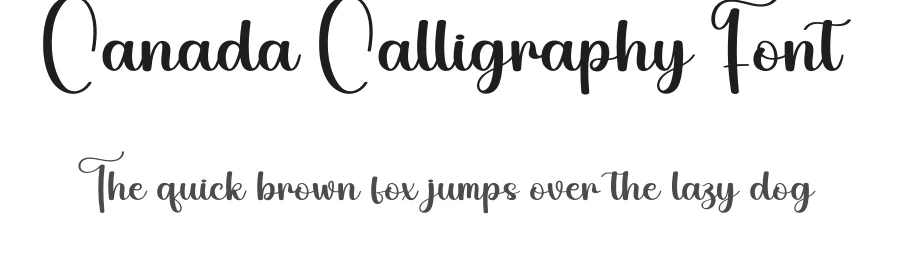 Canada Calligraphy Font by andikastudio — Script Handwritten Font