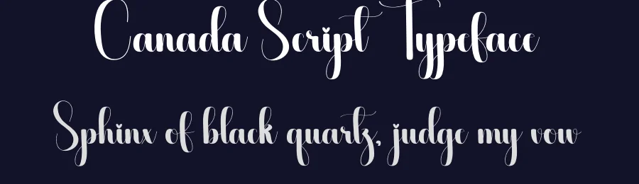 Canada Script Typeface by creativeletter — Script Handwritten Font — thumbnail 2