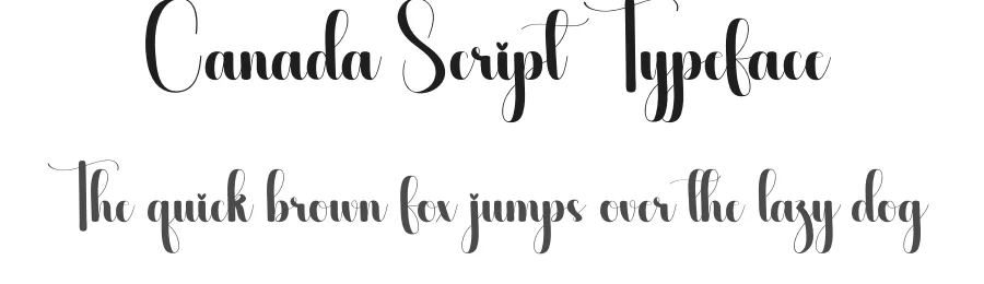 Canada Script Typeface by creativeletter — Script Handwritten Font