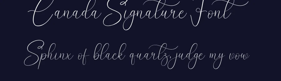 Canada Signature Font by creativeletter — Script Handwritten Font — thumbnail 2
