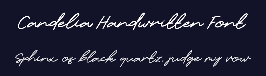 Candelia Handwritten Font by typotopia — Script Handwritten Font — thumbnail 2