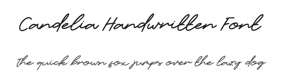 Candelia Handwritten Font by typotopia — Script Handwritten Font