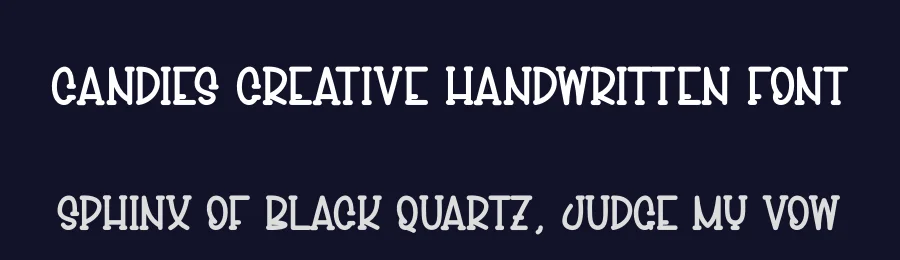 Candies Creative Handwritten Font by andikastudio — Display Font — thumbnail 2