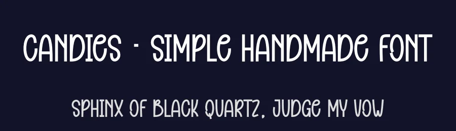 Candies – Simple Handmade Font by andikastudio — Display Font — thumbnail 2