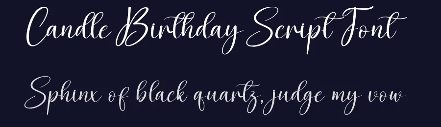 Candle Birthday Script Font by andikastudio — Script Handwritten Font — thumbnail 2