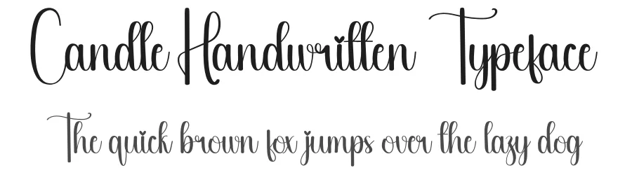 Candle Handwritten Typeface by creativeletter — Script Handwritten Font