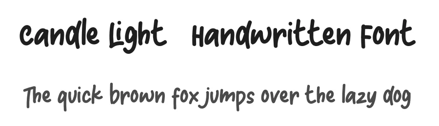 Candle Light – Handwritten Font by inspirasign — Display Font