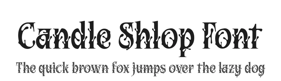 Candle Shlop Font by alit design — Display Font