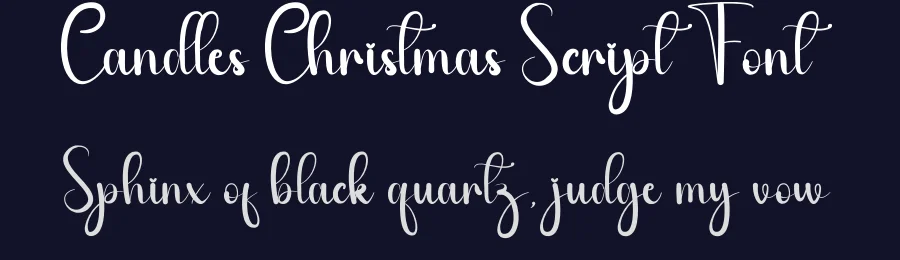 Candles Christmas Script Font by andikastudio — Script Handwritten Font — thumbnail 2