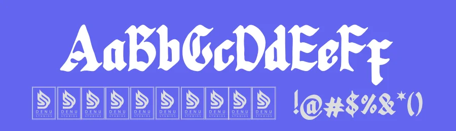 Candlix | Blackletter Typeface by Denustudios — Blackletter Font — thumbnail 3