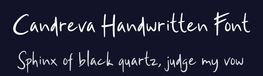 Candreva Handwritten Font by signatoro — Script Handwritten Font — thumbnail 2