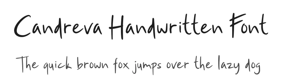 Candreva Handwritten Font by signatoro — Script Handwritten Font