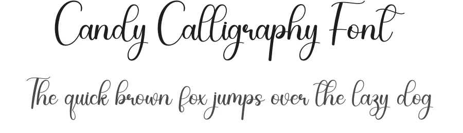 Candy Calligraphy Font by andikastudio — Script Handwritten Font
