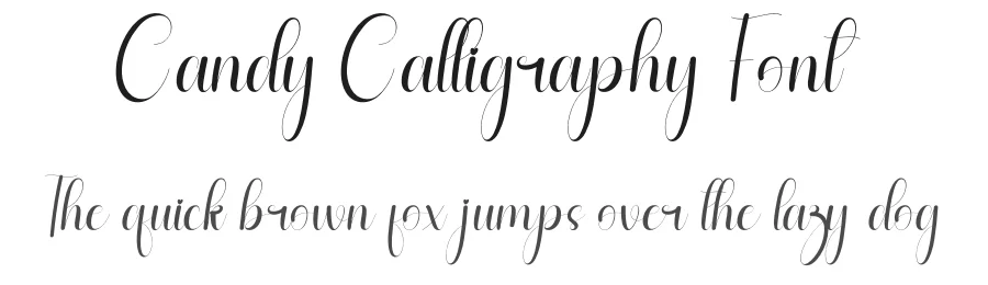 Candy Calligraphy Font by andikastudio — Script Handwritten Font
