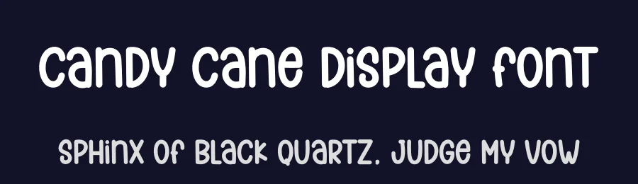 Candy Cane Display Font by andikastudio — Display Font — thumbnail 2